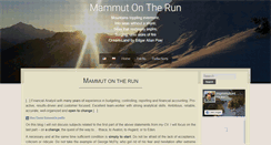 Desktop Screenshot of mammutontherun.com